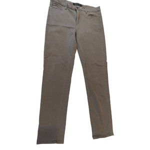 Calvin Klein Womens Jeans Skinny Leg Mid Rise Five Design Pockets Gray Size 12